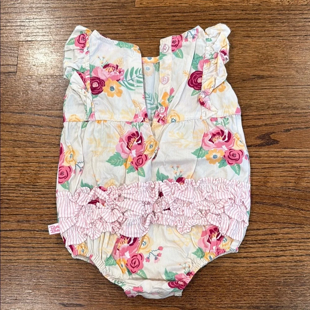 Ruffle Butts Baby Rompers Set of 2 - Size 6-12m - Picture 5 of 5